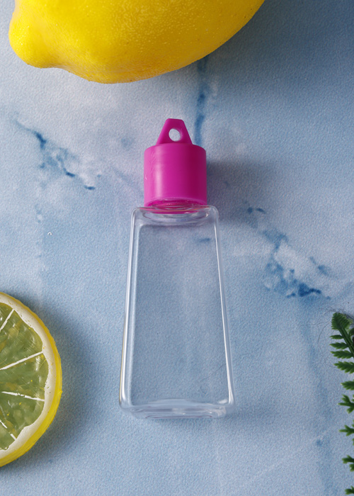 30ml PET transparentná háčiková trapézová fľaša