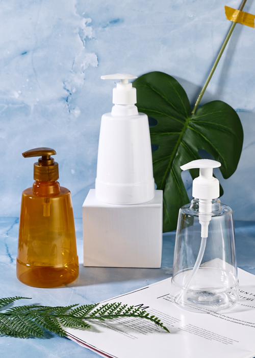 400 ml kónická fľaša s pumpičkou PET lotion