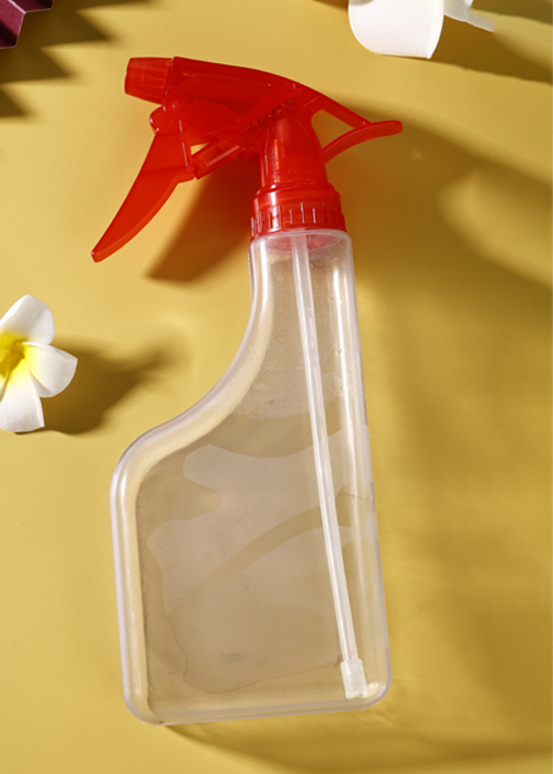 300 ml PVC priehľadná fľaša s ručnou striekacou pištoľou