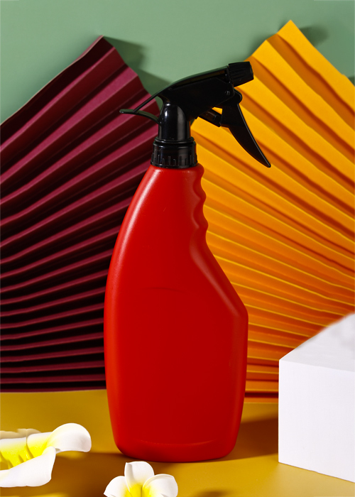 450 ml PE červená ručná fľaša na airbrush