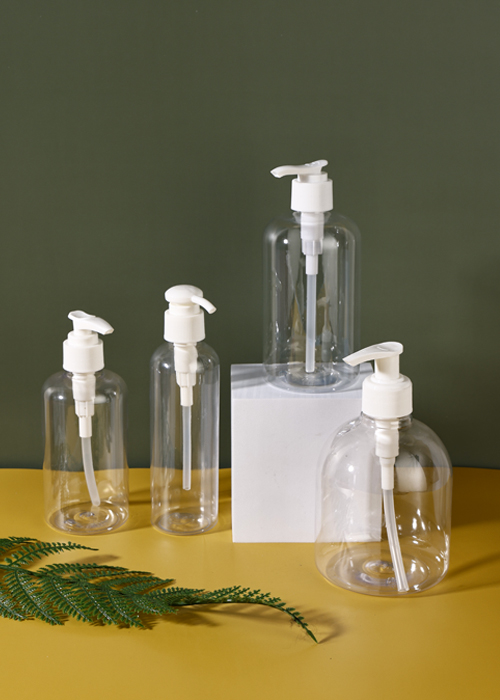 300-500 ml PET priehľadný gél na dezinfekciu rúk na fľaše s pumpičkou