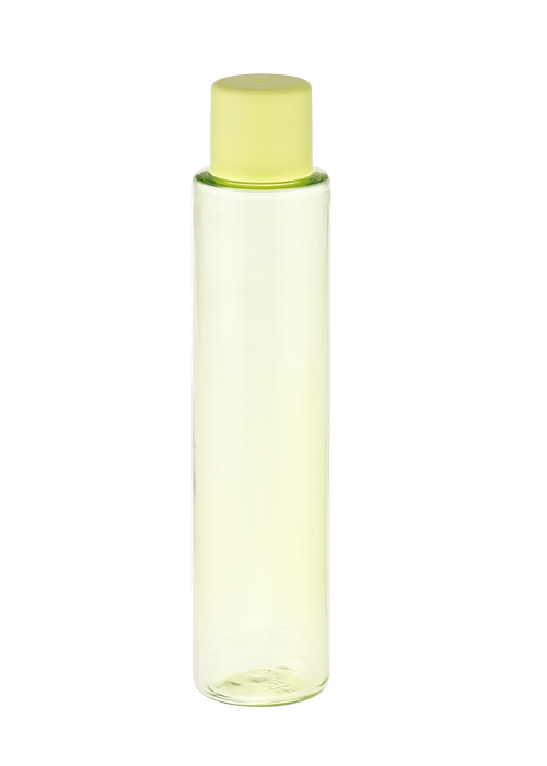 60-100ml tyrkysová PET valcová fľaša 24 kalibru so skrutkovacím uzáverom
