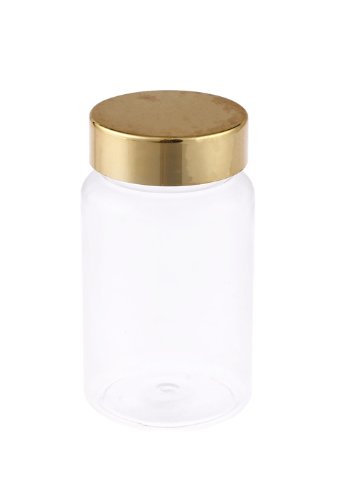 120 ml PET viečko s pozláteným kapsulovým uzáverom