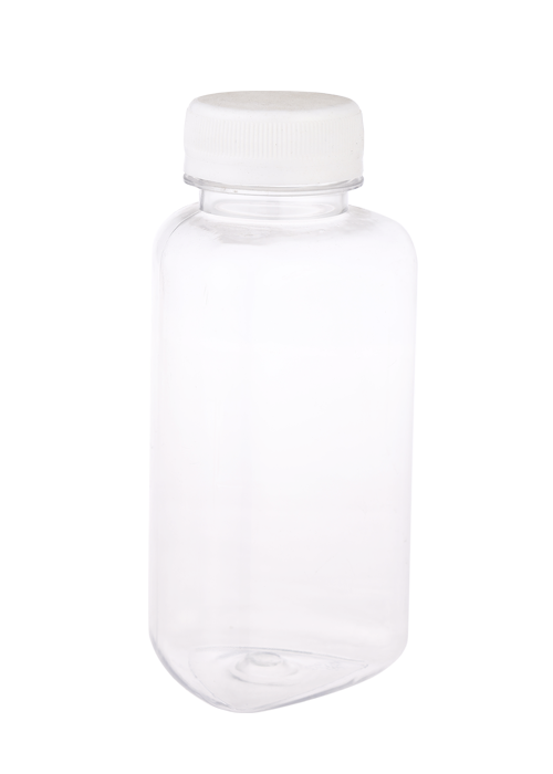 300ml PET transparentná trojuholníková fľaša