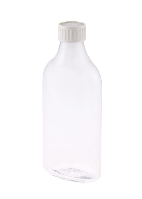 400 ml PET transparentná fľaša na nápoje Fľaša na dávkovanie tekutín